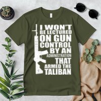 I Won't Be Lectured On Gun Control By An Administration Premium T-Shirt