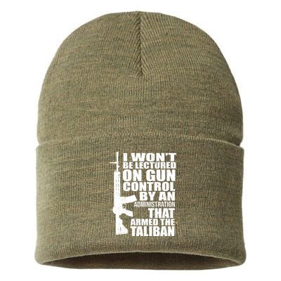 I Won't Be Lectured On Gun Control By An Administration Sustainable Knit Beanie