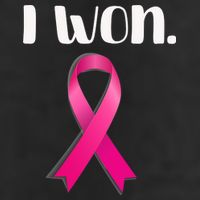 I Won Breast Cancer Awareness Strong 7 Panel Mesh Trucker Snapback Hat