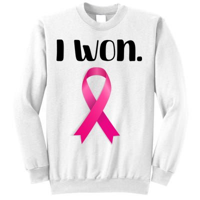 I Won Breast Cancer Awareness Strong Sweatshirt