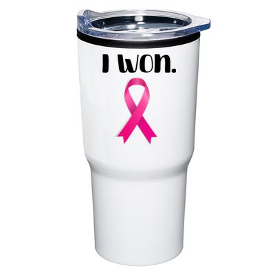 I Won Breast Cancer Awareness Strong Tumbler