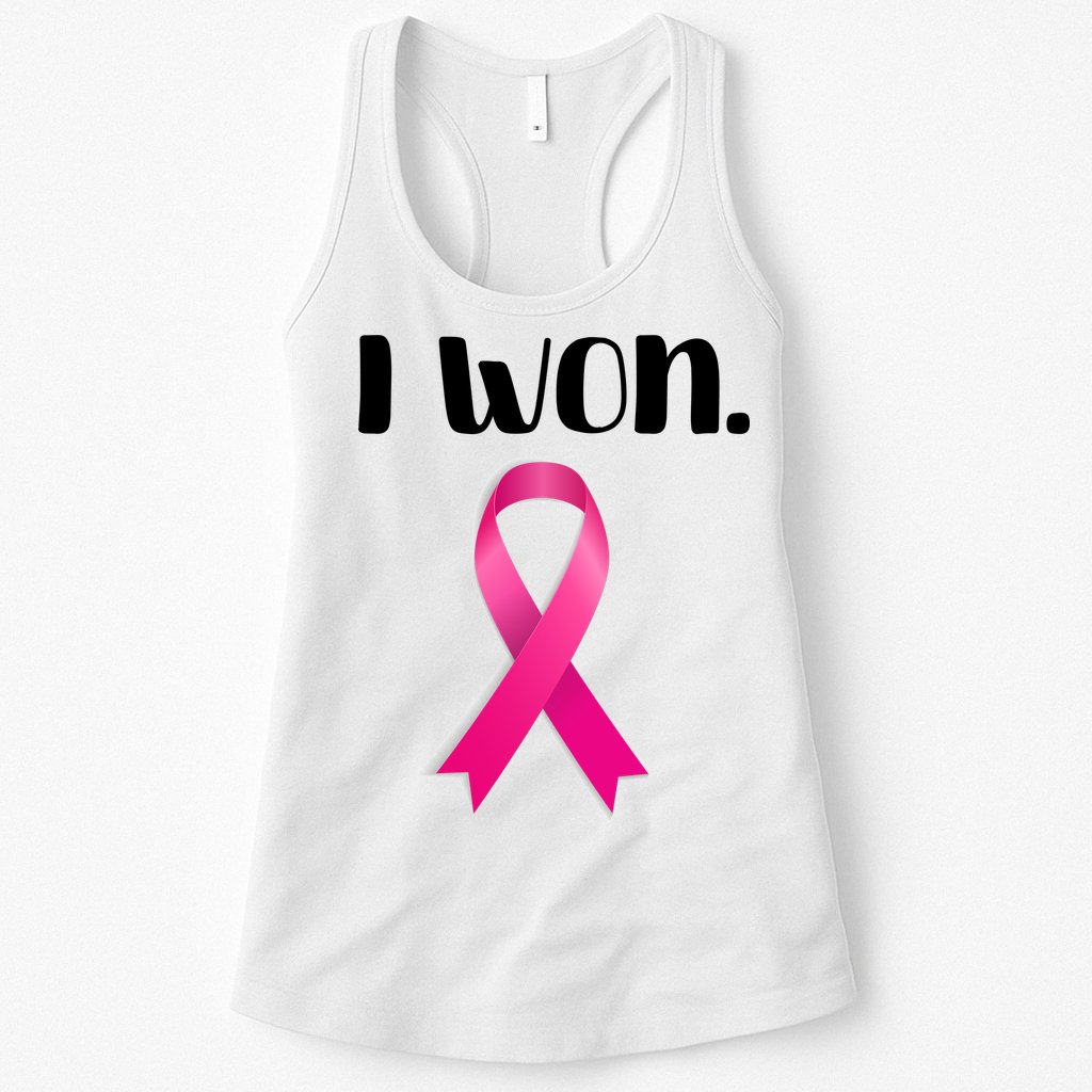 I Won Breast Cancer Awareness Strong Womens Tank Top