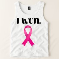 I Won Breast Cancer Awareness Strong Tank Top