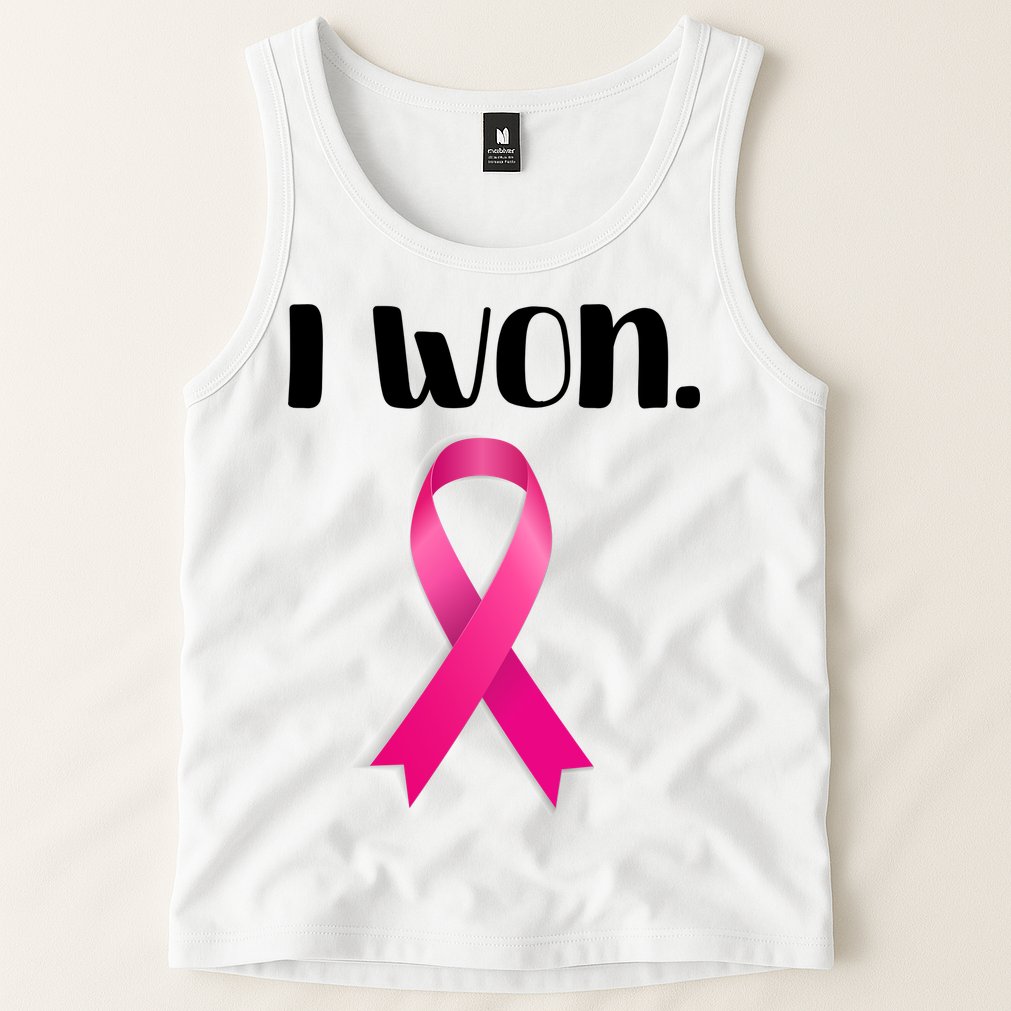 I Won Breast Cancer Awareness Strong Tank Top