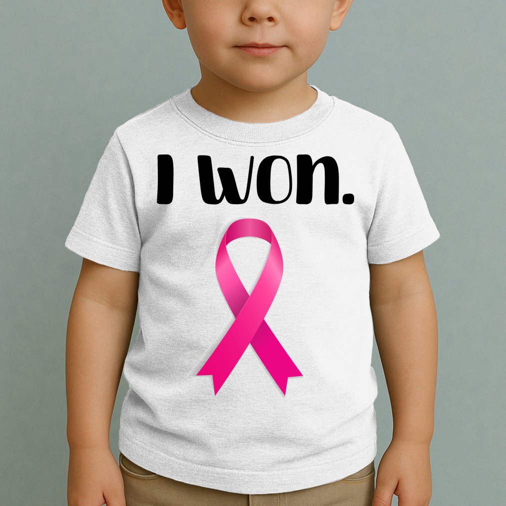 I Won Breast Cancer Awareness Strong Toddler T-Shirt