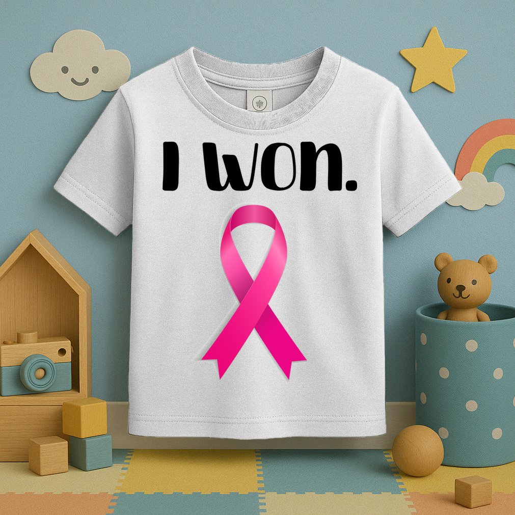 I Won Breast Cancer Awareness Strong Toddler T-Shirt