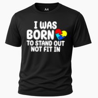 I Was Born To Stand Out Not Fit In Autism Awareness Performance Shirt
