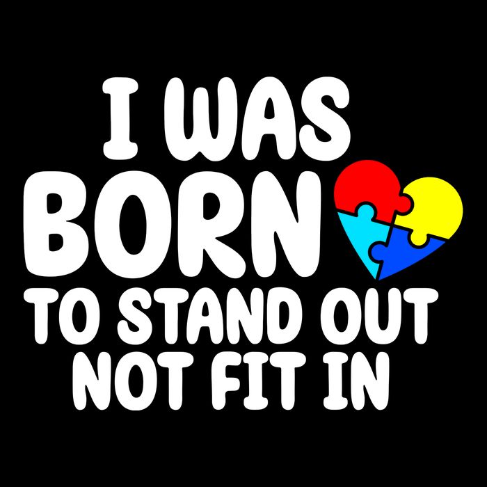 I Was Born To Stand Out Not Fit In Autism Awareness Impact Tech Backpack