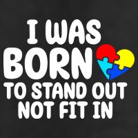 I Was Born To Stand Out Not Fit In Autism Awareness Trucker Hat