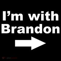 I'm With Brandon FJB Funny Anti Biden Chant Meme Drawstring Bag
