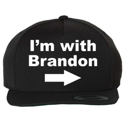 I'm With Brandon FJB Funny Anti Biden Chant Meme Wool Snapback Cap