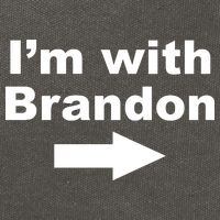 I'm With Brandon FJB Funny Anti Biden Chant Meme Cotton Canvas Backpack