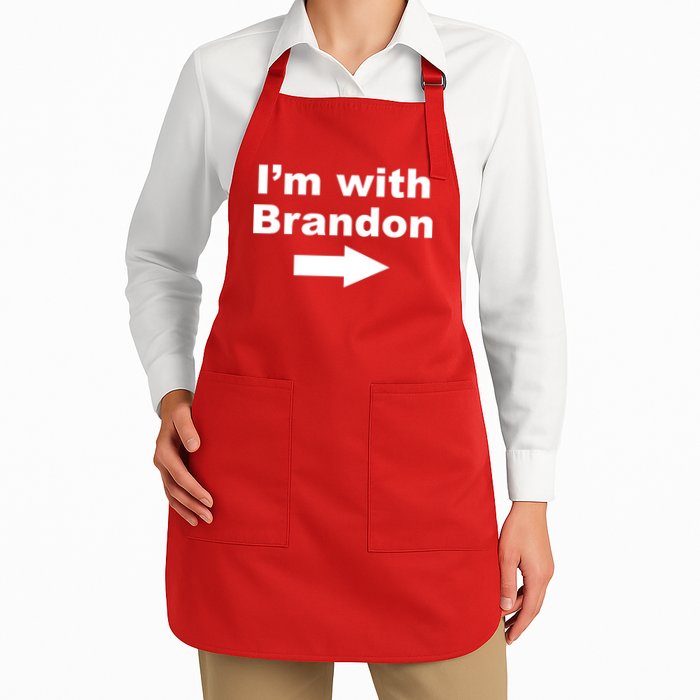 I'm With Brandon FJB Funny Anti Biden Chant Meme Apron