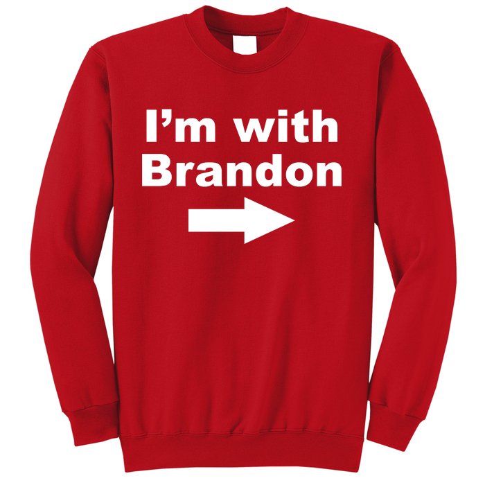 I'm With Brandon FJB Funny Anti Biden Chant Meme Sweatshirt