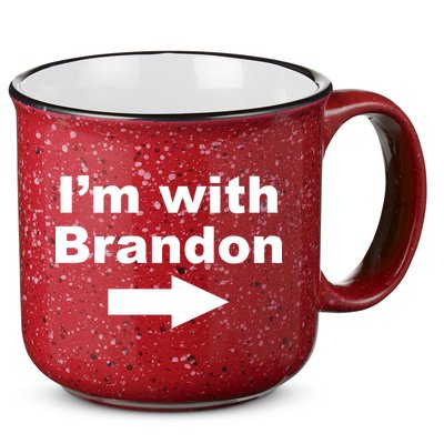 I'm With Brandon FJB Funny Anti Biden Chant Meme 15oz Campfire Ceramic Mug