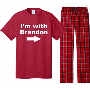 I'm With Brandon FJB Funny Anti Biden Chant Meme Pajama Set