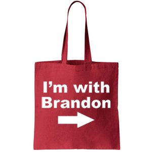 I'm With Brandon FJB Funny Anti Biden Chant Meme Tote Bag