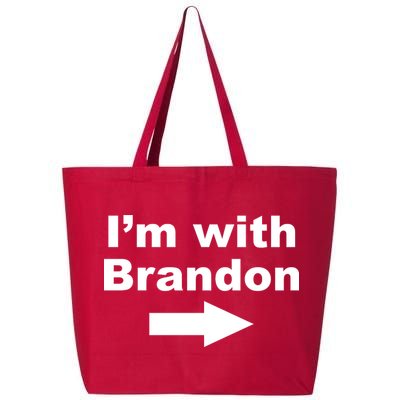 I'm With Brandon FJB Funny Anti Biden Chant Meme 25L Jumbo Tote