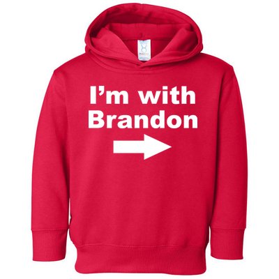 I'm With Brandon FJB Funny Anti Biden Chant Meme Toddler Hoodie
