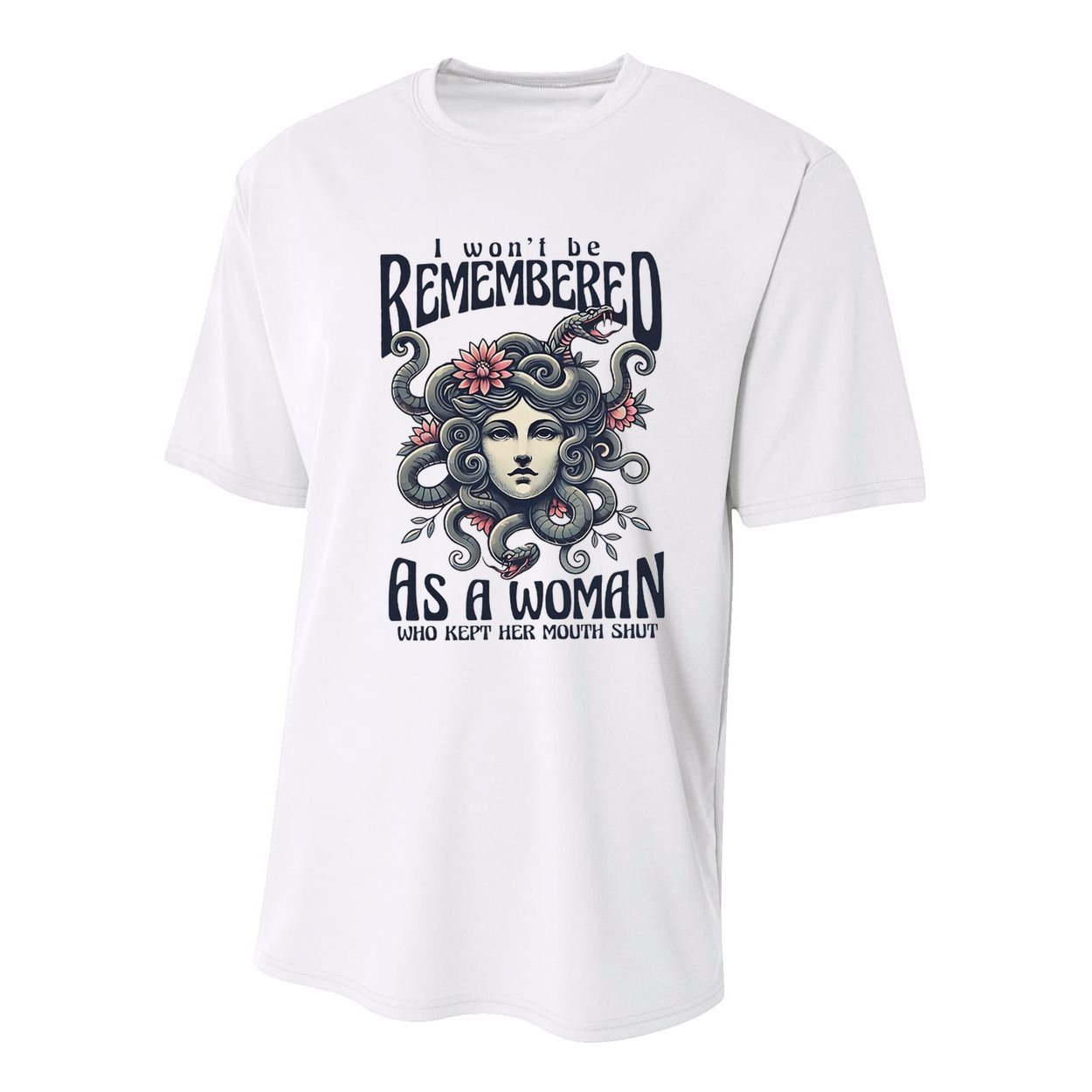 I WonT Be Remembered As A Woman Who Kept Her Mouth Shut Youth Performance Sprint T-Shirt