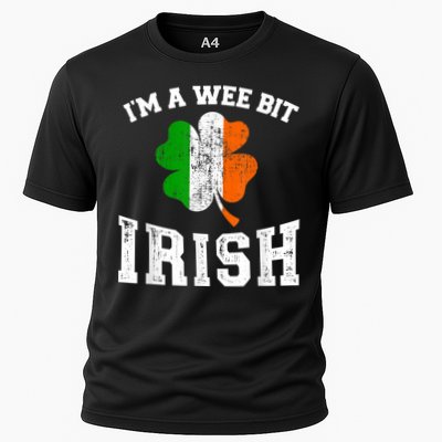 I'm wee bit irish with ireland shamrock for St Patricks day Performance Shirt