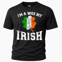 I'm wee bit irish with ireland shamrock for St Patricks day Performance Shirt
