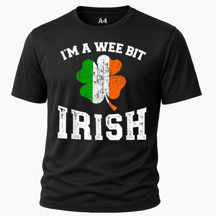 I'm wee bit irish with ireland shamrock for St Patricks day Performance Shirt