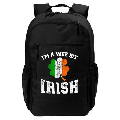 I'm wee bit irish with ireland shamrock for St Patricks day Backpack