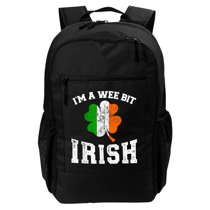 I'm wee bit irish with ireland shamrock for St Patricks day Backpack