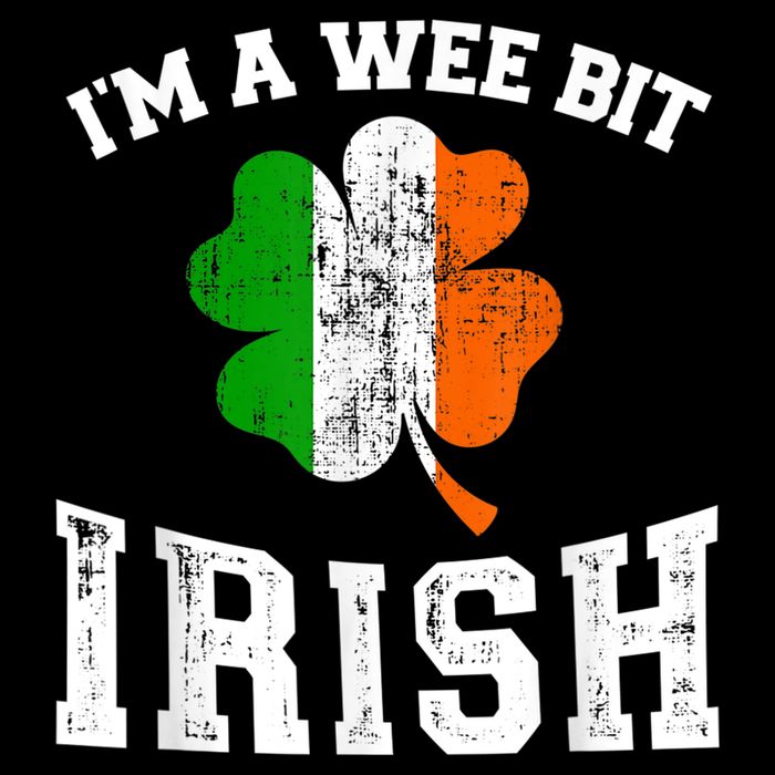 I'm wee bit irish with ireland shamrock for St Patricks day Backpack