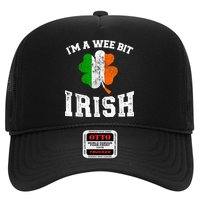 I'm wee bit irish with ireland shamrock for St Patricks day Trucker Hat