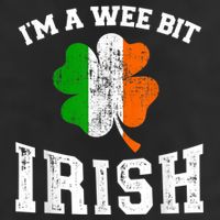 I'm wee bit irish with ireland shamrock for St Patricks day Trucker Hat