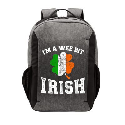 I'm wee bit irish with ireland shamrock for St Patricks day Vector Backpack