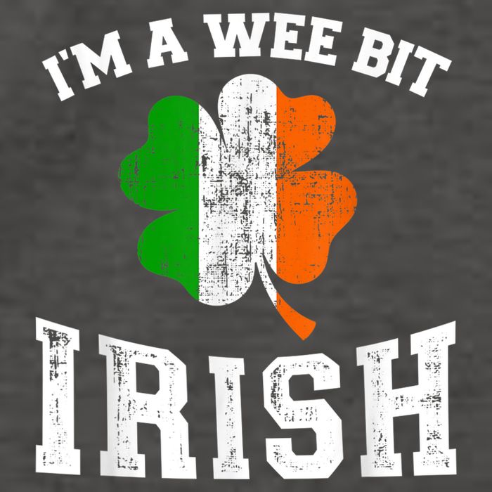 I'm wee bit irish with ireland shamrock for St Patricks day Vector Backpack