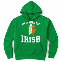 I'm wee bit irish with ireland shamrock for St Patricks day Hoodie