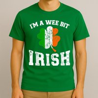 I'm wee bit irish with ireland shamrock for St Patricks day T-Shirt