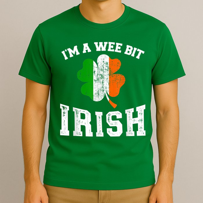 I'm wee bit irish with ireland shamrock for St Patricks day T-Shirt