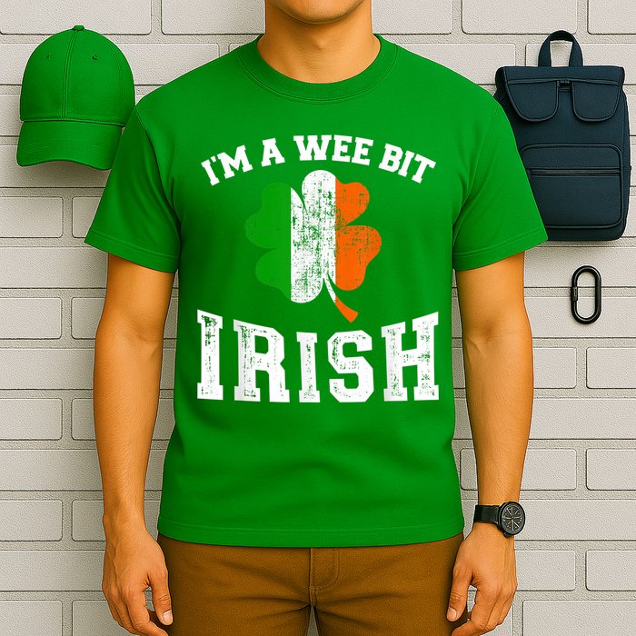 I'm wee bit irish with ireland shamrock for St Patricks day T-Shirt