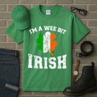 I'm wee bit irish with ireland shamrock for St Patricks day Tall T-Shirt