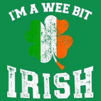 I'm wee bit irish with ireland shamrock for St Patricks day Tall T-Shirt