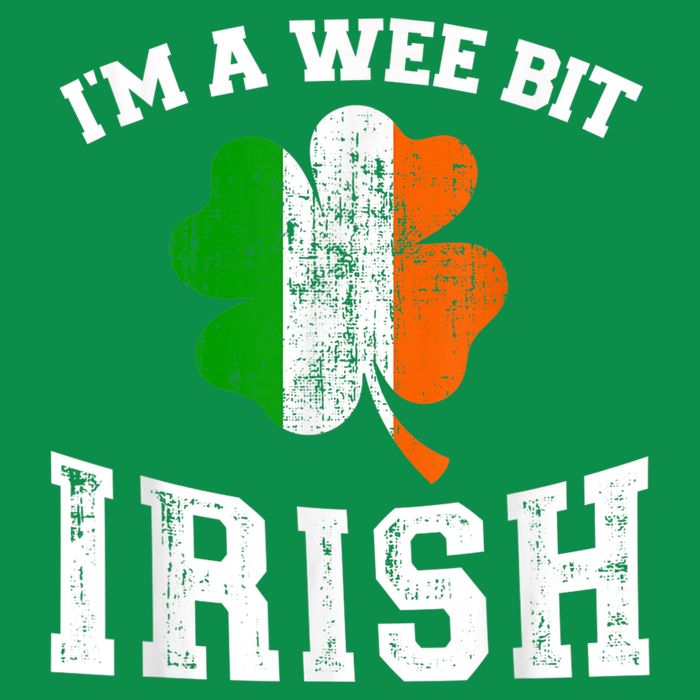 I'm wee bit irish with ireland shamrock for St Patricks day Tall T-Shirt