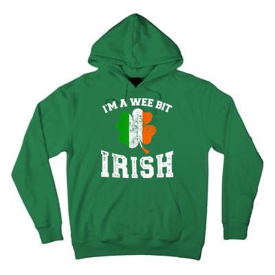 I'm wee bit irish with ireland shamrock for St Patricks day Tall Hoodie