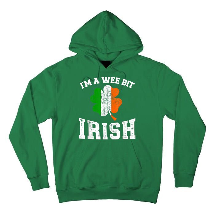 I'm wee bit irish with ireland shamrock for St Patricks day Tall Hoodie