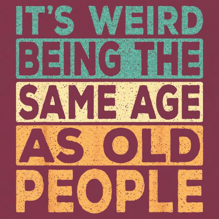 Its Weird Being The Same Age As Old People Retro Sarcastic 16oz Travel Tumbler