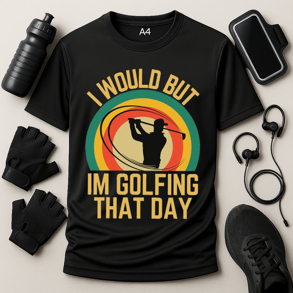 I Would But Im Golfing That Day Golf Humor Love To Golf Cooling Performance Crew T-Shirt
