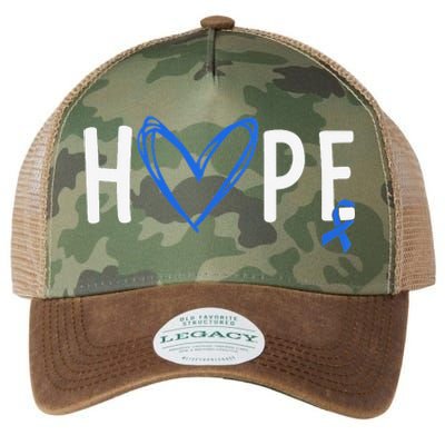 I Wear Blue For Child Abuse Awareness Month Blue Ribbon Legacy Tie Dye Trucker Hat