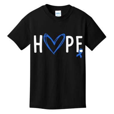 I Wear Blue For Child Abuse Awareness Month Blue Ribbon Kids T-Shirt