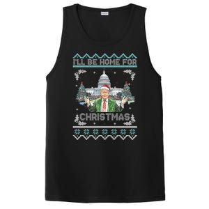 I Will Be Home For Christmas Donald Trump 47th President Ugly Christmas PosiCharge Competitor Tank