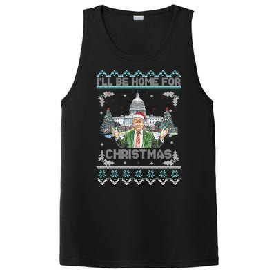 I Will Be Home For Christmas Donald Trump 47th President Ugly Christmas PosiCharge Competitor Tank