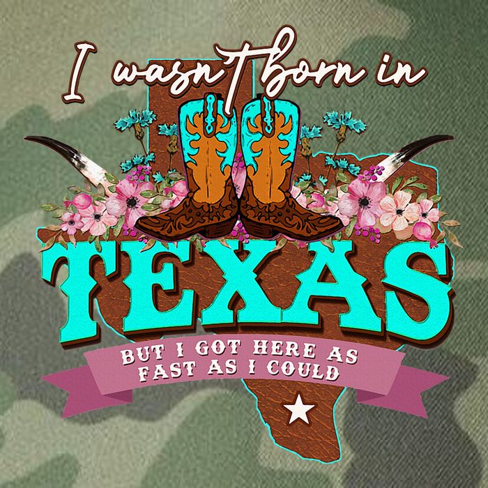 I WasnT Born In Texas But I Got Here As Fast As I Could Legacy Tie Dye Trucker Hat